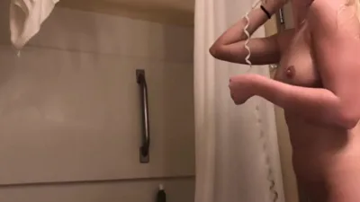 HiddenZone Pv36096 caught on spy camera taking a shower & upskirt action