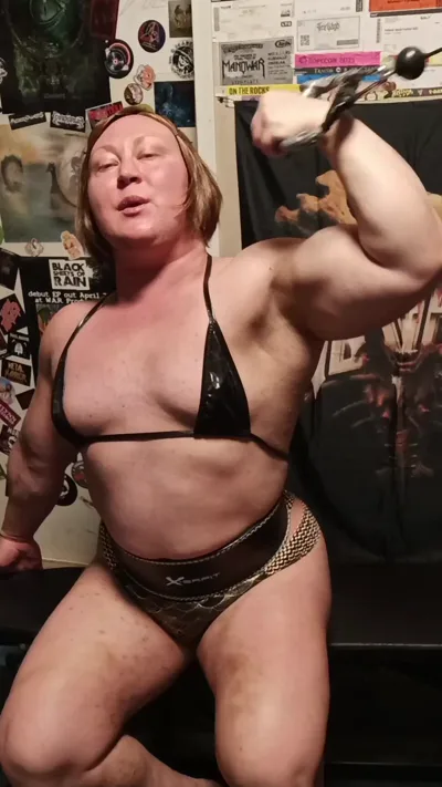 Anna K Powerlifter dominates with her Aka Annakpower skills in exclusive femdom video