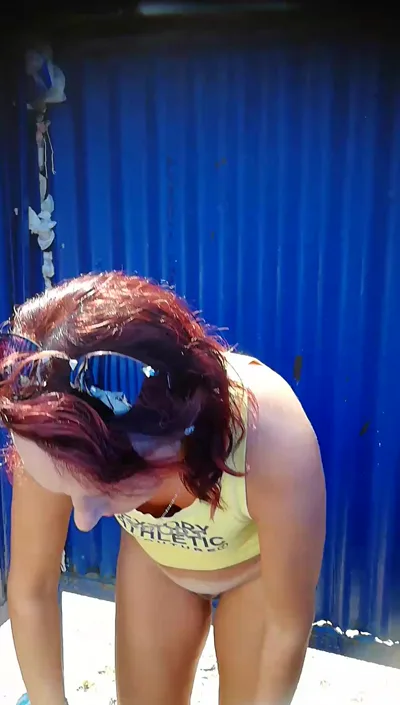Hidden Zone's Bc2862 caught up in the act of voyeuristic nudism & upskirt action