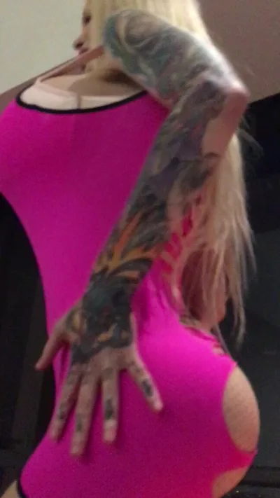 Sabrina Sabrok strips down and flaunts her massive tits & blonde locks in a hot celebrity video on Manyvids