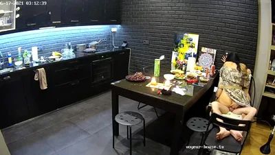 Voyeur house catches straight dude and his GF in a steamy orgy