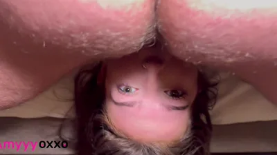 Amyyyoxxo gets her face drenched in cum after getting drilled hard from behind by a stranger