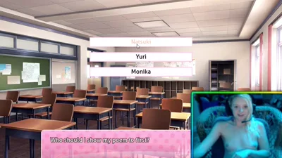 Nerdgibbler gets kinky in Nude Doki Doki Part 3 with hot blonde & small tits action