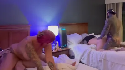 Renn Raunchy Aka Loverennxo's hot homemade video - Real girl gets a surprise in bed!