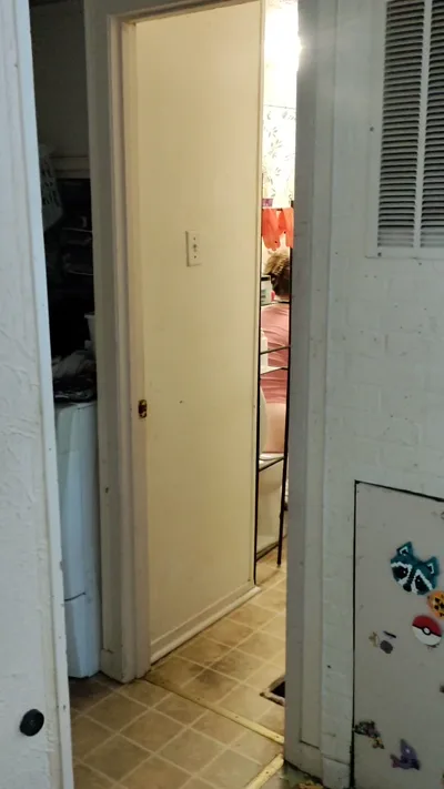 Kaylee69 plays dirty role of step-sibling in the bathroom, spying on her step-brother's toilet fetish
