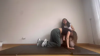 ScarlettandChanel struggles to be submissive while being trained by multiple guys in Lucha Libre Femenina with Zapatos & Rosa