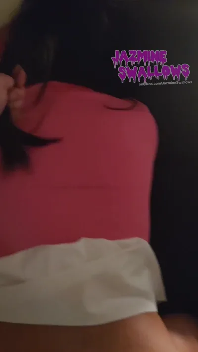 Jazmine Swallows' POV clip - Real homemade sex tape with Jazmine Swallows