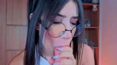 BriannaSalinas gets naughty with a live cam girl - Naughty Schoolgirl