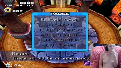 Nerdygirl Gamer gets naughty in Smoking & Nude Sonic Adventure Finale