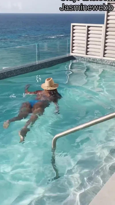 Jasmine Webb's first homemade video: Caribbean Queen in Onlyfans video