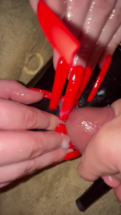 Lexie Nails dominates and teases Aka Snow in onlyfans video Do You Think He Should Cum On My Heels More Often?