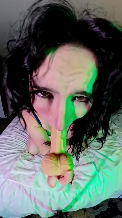 Watch Divine Hips dominate and gagging on her own in HD Onlyfans Video