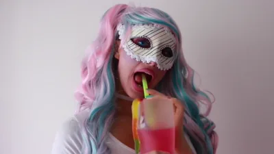 Secretcrush's oily solo play with Candy Land & Candy Anal