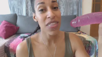 GoldenLace teaches her sissy training with deep dicking and blowjobs
