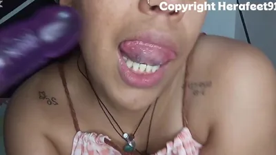 Onlyfans - Aka Herafeet91 - Seduces Her Feet with Her Fake Fake Heels