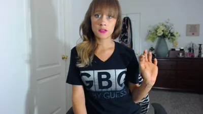 Goddess Miss Jade dominates loser with her kinky jerkaholic fetish