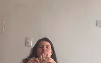 ScarlettandChanel humiliates and dominates her slave with intense foot worship & lesbian orgasms