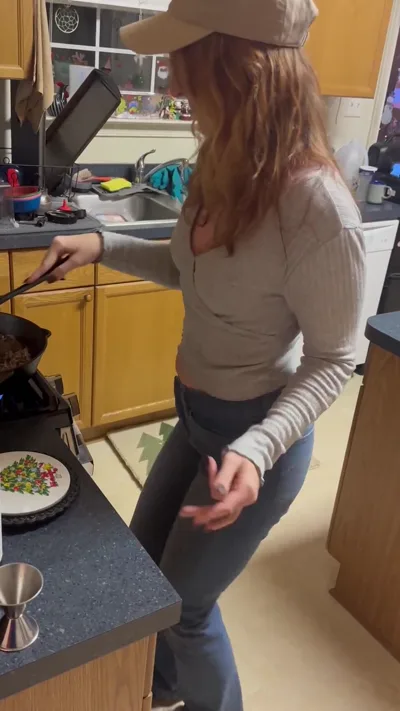 Cay Wild's first time on camera - watch her cooking, trending, and exclusive in Onlyfans video!