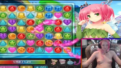 Nerdygamer gets naughty with small tits & games on manyvids
