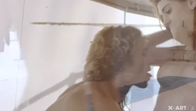 Leah Gotti gets double penetrated in a hot interracial threesome with view