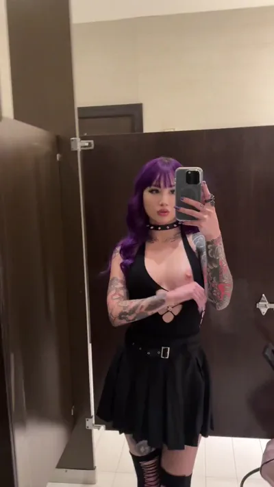 Val Steele dominates and teases in hotel bathroom with real fetish play