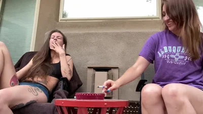 TheUnlimitedGroup teaches Little how to smoke & fulfills her smoking fetish