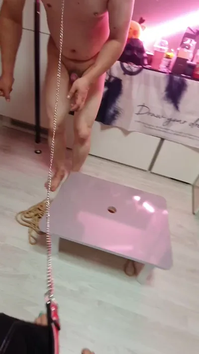 Devil Gc dominates his slave in exclusive femdom session, Onlyfans Exclusive Video Slave 4 should I call this a dick?