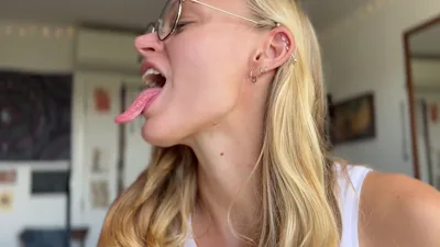 Watch Tongue Fetish Joi with Real Amateur in Exclusive HD Clip