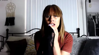 Goddess Miss Jade teaches her slave how to release his panty addiction with JOI