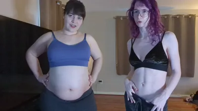 Tawney Manyvids dominates pregnant Tawney Two Girl with Financial Domination