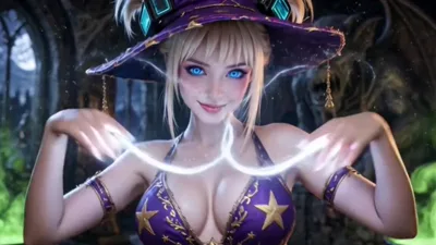 FantasyZone's My Cute Sorcerer Dance Animation - Aigenerated, Achieving Mind-blowing Results!