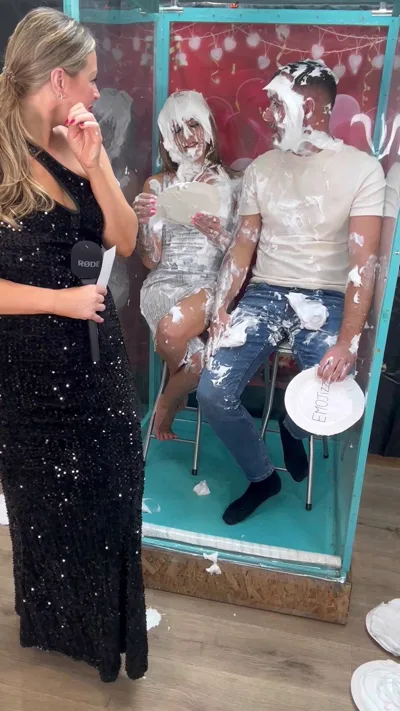 EmojizzmanMR & Mrs.Pie's Gunge-Fueled Tanked Game Show with Real Couples