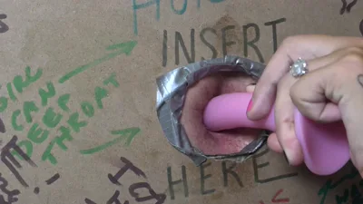 JamiestoneXXX gets her ass eaten & gloryhole filled with cum