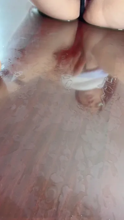 Bunny K's solo fetish video: Femdom mistress with real feet gets off on Bunny K's feet