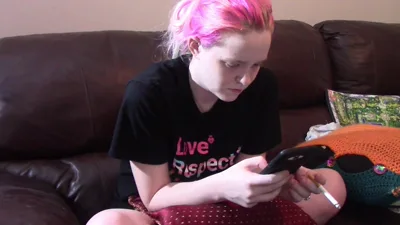 Nerdgibbler ignores You while he blows and fucks in the tub
