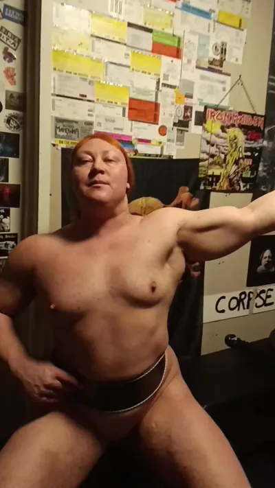 Anna K Powerlifter dominates with her curvy body and real-life skills in a kinky femdom video