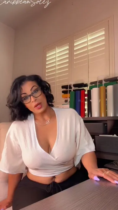 Watch Caribbeansolez dominate and fetishize her study buddy with real fetish and femdom